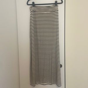 Jcrew striped maxi skirt